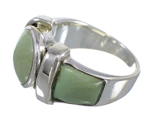 Turquoise And Sterling Silver Southwest Ring Size 5 VX61491